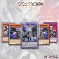 Darklord ROTD Deck Core First Indulged Capricious Nergal Uprising NM YuGiOh!