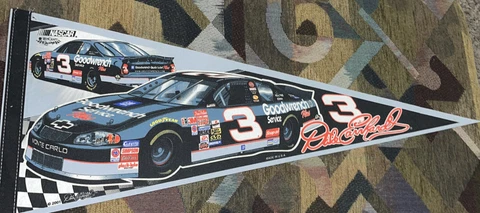 Dale Earnhardt 2001 Nascar Win Craft Racing Pennant #3 Vintage Y2K Cover