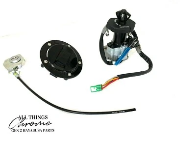08-12 SUZUKI HAYABUSA OEM IGNITION KEY TRUNK LOCK GAS CAP SET BRAND NEW Foto 1 de 4