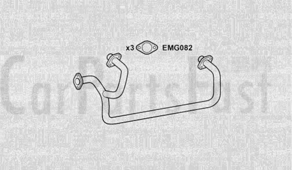 EXVW2015 Front Hose Volkswagen Transporter 1.9 Petrol Pickup 10/1988 To - Image 1 of 1