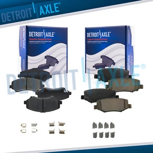 Front Rear Ceramic Brake Pads for Dodge Nitro Jeep Liberty Wrangler JK Wrangler - Picture 1 of 7