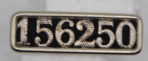 POLIZEI - PARIS Kennzeichen Polizei 156250 aus Leichtmetall - Bild 1 von 2
