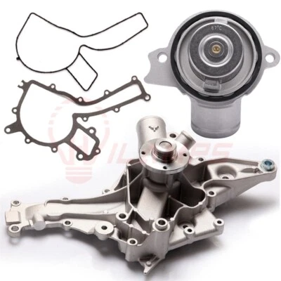 For Mercedes-Benz C280 C240 C320 CL500 CLK320 CLS500 E320 Water Pump Thermostat - Image 1 of 4