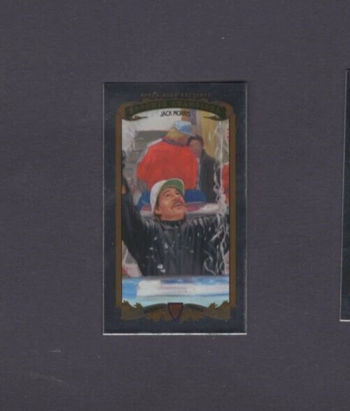 2012 UD GOODWIN CHAMPIONS MINI FOIL PARALLEL #75 JACK MORRIS JAYS HOF SP /99 - Image 1 of 1