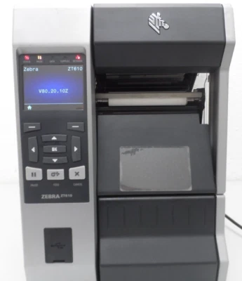 Zebra ZT610 104 mm 600dpi 152 mm Farbdisplay RTC ZPL ZPLII USB Bluetooth LAN 232 - Bild 1 von 4