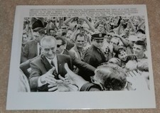 PRESIDENT LYNDON BAINES JOHNSON VINTAGE HAWAII VIETNAM ORIGINAL PRESS PHOTO 