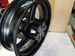 Ducati 696 Monster REAR WHEEL WITH ABS RING AND BRAKE DISC **Perfect Condition** - Picture 1 of 4
