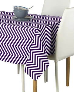 Purple Chevron Signature Tablecloths - Assorted Sizes! - Picture 1 of 1