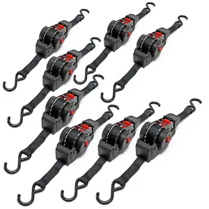8x Automatik Spanngurt Zurrgurt automatisch 2m 100daN Ratschengurt - Bild 1 von 5