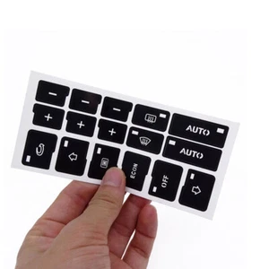 Car Air-Condition AC Climate Control Button Stickers For Audi A4 B6 B7 2000-2004 - Bild 1 von 12