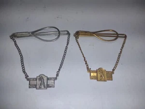 2 Vintage Antique BASEBALL TIE TACK CLIP 1950, 52, Mound City H.C. - Picture 1 of 4