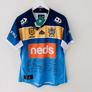 Gold Coast Titans Official 2023 Signed Jersey Limited Edition 82 of 219 - NEW - Picture 1 of 11