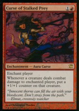 Curse of Stalked Prey Foil | EX | Innistrad | Magic MTG