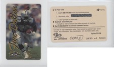 1995 Classic Assets Phone Cards $5 Gold /5000 Emmitt Smith HOF
