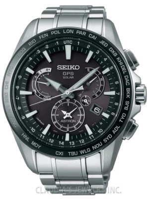 SEIKO ASTRON GPS SOLAR DUAL TIME SSE077 - Image 1 of 2