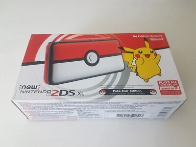 "New" Nintendo 2DS XL Pokeball Pokemon Poke Ball Edition Console [Brand New!] - Image 1 of 4