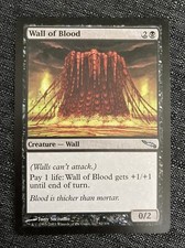 1 x LP Wall of Blood ~ Mirrodin MRD ~ MTG Magic