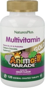 Natures Plus Animal Parade GOLD Multivitamin – 120 Kautab. (18,87 EUR/100 g) - Picture 1 of 1