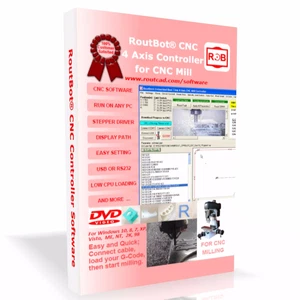 CNC Mill Controller Software for 4 Axis Step Motor Using PC Parallel Port 2CD's - Picture 1 of 9