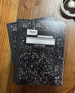 Mead Wide Ruled Composition Journal Notebook 100 sheets 2 Pk - Picture 1 of 1