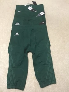 Lot of 4 Adidas Techfit Primeknit Football Pants AU1802 Grn/White Men Various Sz - Picture 1 of 2