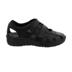 Zapato bajo Berkemann TEC-PRO LARENA, cuero/trabajo/negro, velcro, ancho - Imagen 1 de 10