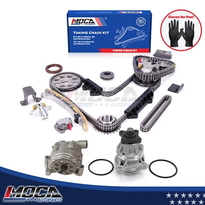 Kit de cadena de distribución bomba de agua de aceite para Suzuki Grand Vitara Chevy Tracker XL-7 V6 Foto 1 de 4