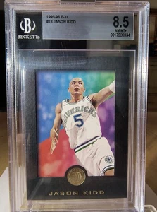 1995-96 E-XL #18 Jason Kidd RC BGS 8,5 - Imagen 1 de 4