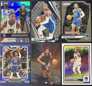 6 Card Basketball Lot Jonathan Kuminga Warriors Rookie RC, Prizm, Metal & More - Picture 1 of 6