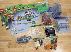 Minecraft Lego The Fortress 21127 Manuals Included INCOMPLETE Read Description - Picture 1 of 6