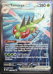 SV10: Destined Rivals Yanmega ex ilustración especial raro 228/182 casi nuevo - Imagen 1 de 2