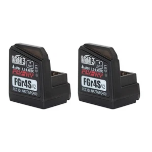 FGR4S V2 Receiver 2pcs AFHDS 3 Built-in Single-Antenna Bidirectional PWM/PPM/... - Picture 1 of 9