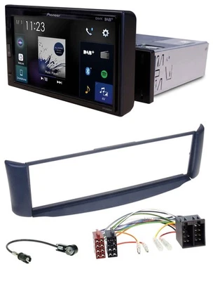 Pioneer DAB MP3 Bluetooth USB Autoradio für Smart ForTwo 450 blau ohne Metallsch - Bild 1 von 4
