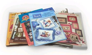 Huge Lot of 65 + Cross Stitch Booklets/ Pamphlets 100+ Patterns Various Brands - Picture 1 of 4