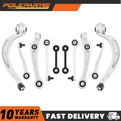 10Pcs Control Arms Suspension& Ball Joint Kits for 2008-2009 Audi A4 A5 S4 S5 Q5 - Image 1 of 4