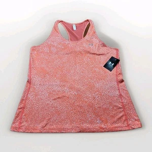 Under Armour Womens Orange UA HeatGear Armour Fitted Racerback Tank Top XXL 2XL - Picture 1 of 10