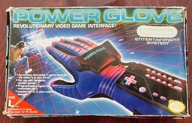NES Nintendo Power Glove CIB - Box - Manual - TESTED - 2 Games Free shipping !