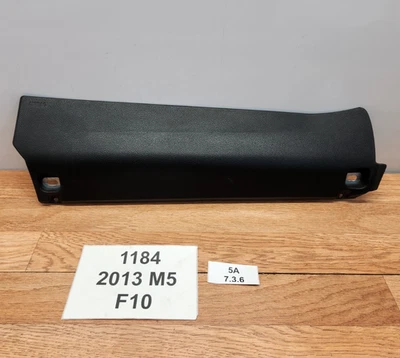 ✅ OEM BMW F06 F10 F12 F13 535 650 Delantero Rodilla Bajo Tablero Airbag Izquierdo Driver NEGRO Foto 1 de 4