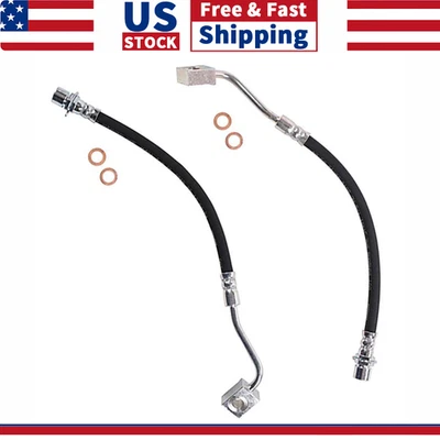 2x Línea de freno de manguera de freno trasera izquierda y derecha para Jeep Grand Cherokee 2011-2015 Foto 1 de 4