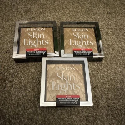 Revlon Highlighter Makeup Skin Lights PRISMATIC #201 DAYBREAK GLIMMER Lot Of 3 - Image 1 of 2