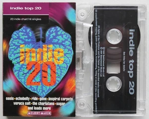 VARIOUS - INDIE TOP 20 Vol. 20 (BEECHWOOD TT020) 1994 UK CASSETTE TAPE - Picture 1 of 3