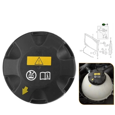 Tampa do tanque de expansão do líquido de arrefecimento do motor para BMW 230i xDrive 430i X4 X6 17117639020 EUA - Imagem 1 de 4