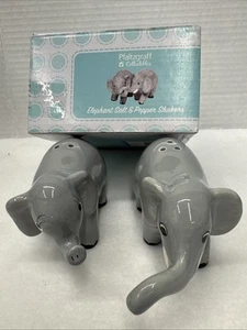 Pfaltzgraff Elephant Salt And Pepper Shakers Collectible - Picture 1 of 8