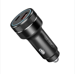 Adaptateur Chargeur Voiture 2 Ports USB Super Rapide pour iPhone Samsung Android Téléphone Portable - Photo 1 sur 5
