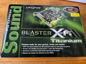 Creative Sound Blaster X-Fi Titanium PCI-E x1 Sound Card SB0880 - Bild 1 von 5