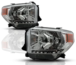 For Toyota 2014-2017 Tundra SR/Limited/SR5 Headlight w/Bulb CAPA Right&Left - Picture 1 of 9