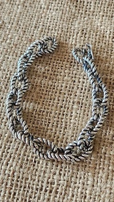 Zina Signed Sterling Silver 925 Bracelet   32.7 Grams 7.25" - Image 1 of 4