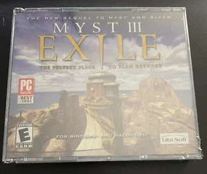 Myst III Exile Windows Macintosh CD ROM Video Game 2001 Ubisoft Factory SEALED - Picture 1 of 2