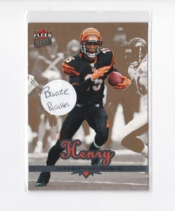 TARJETA PARALELA DE BRONCE ULTRA FÚTBOL FLEER 2006 CHRIS HENRY - SE ENVÍA GRATIS - Imagen 1 de 24