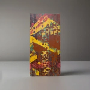 LINDA MAXSON TON MONOPRINT 14,25" X 29" SIGNIERT SÜDKALIFORNIEN AUFGELISTET - Bild 1 von 6